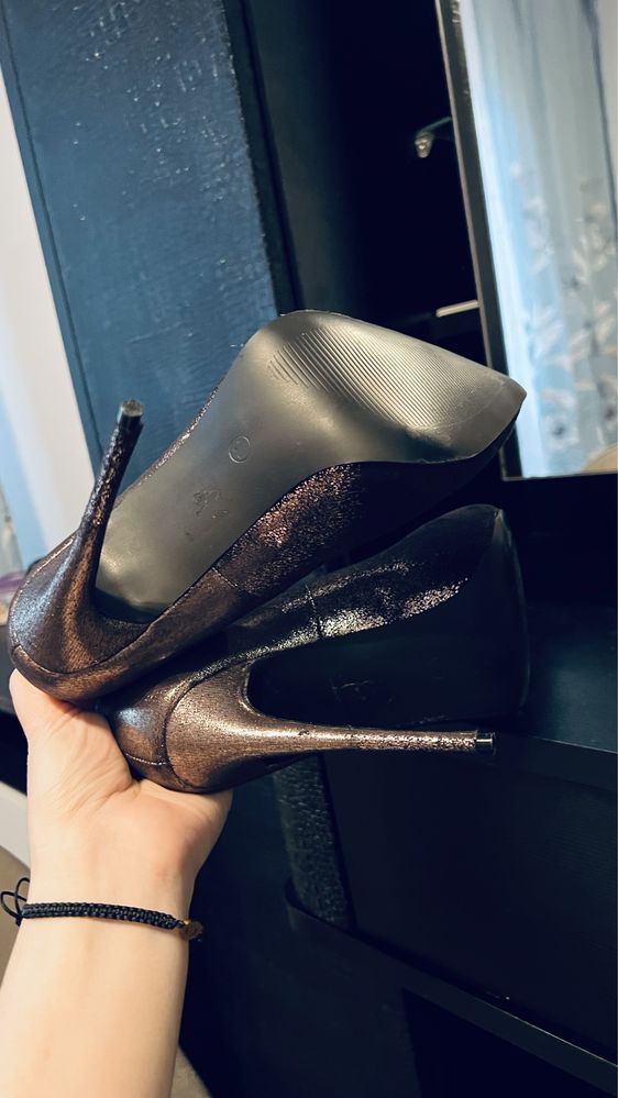 Pantofi stiletto degrade eleganti toc cui