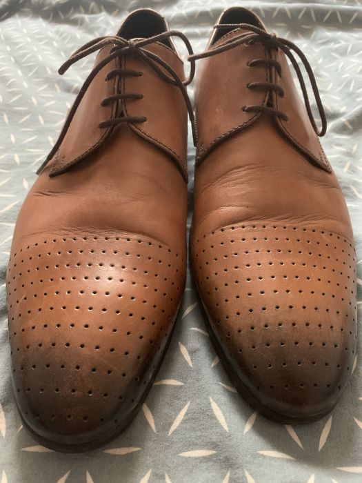 Pantofi Lottusse piele coniac 44