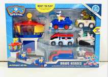 Set cu 6 masinute si figurine Paw Patrol si Turnul de control, NOU