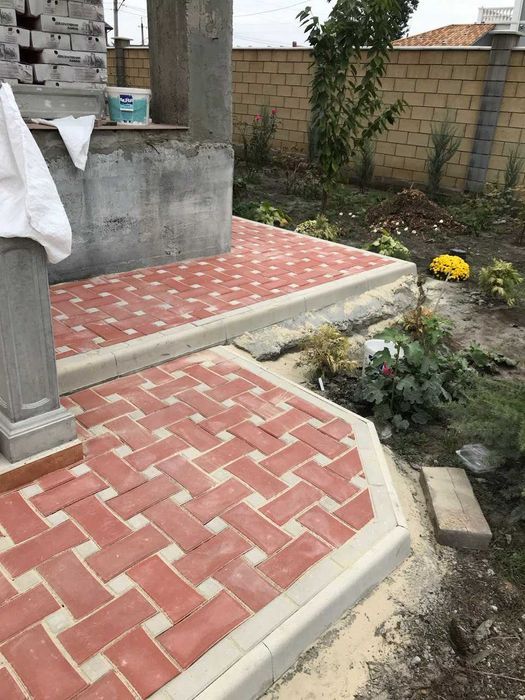 Редене на павета, тротоарни плочи и бордюри - София и област