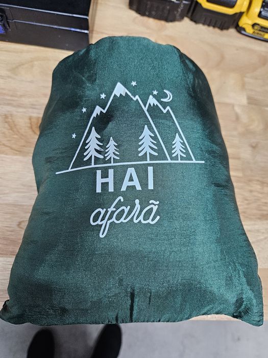 Hamac nou - cu plasa de tantari - verde