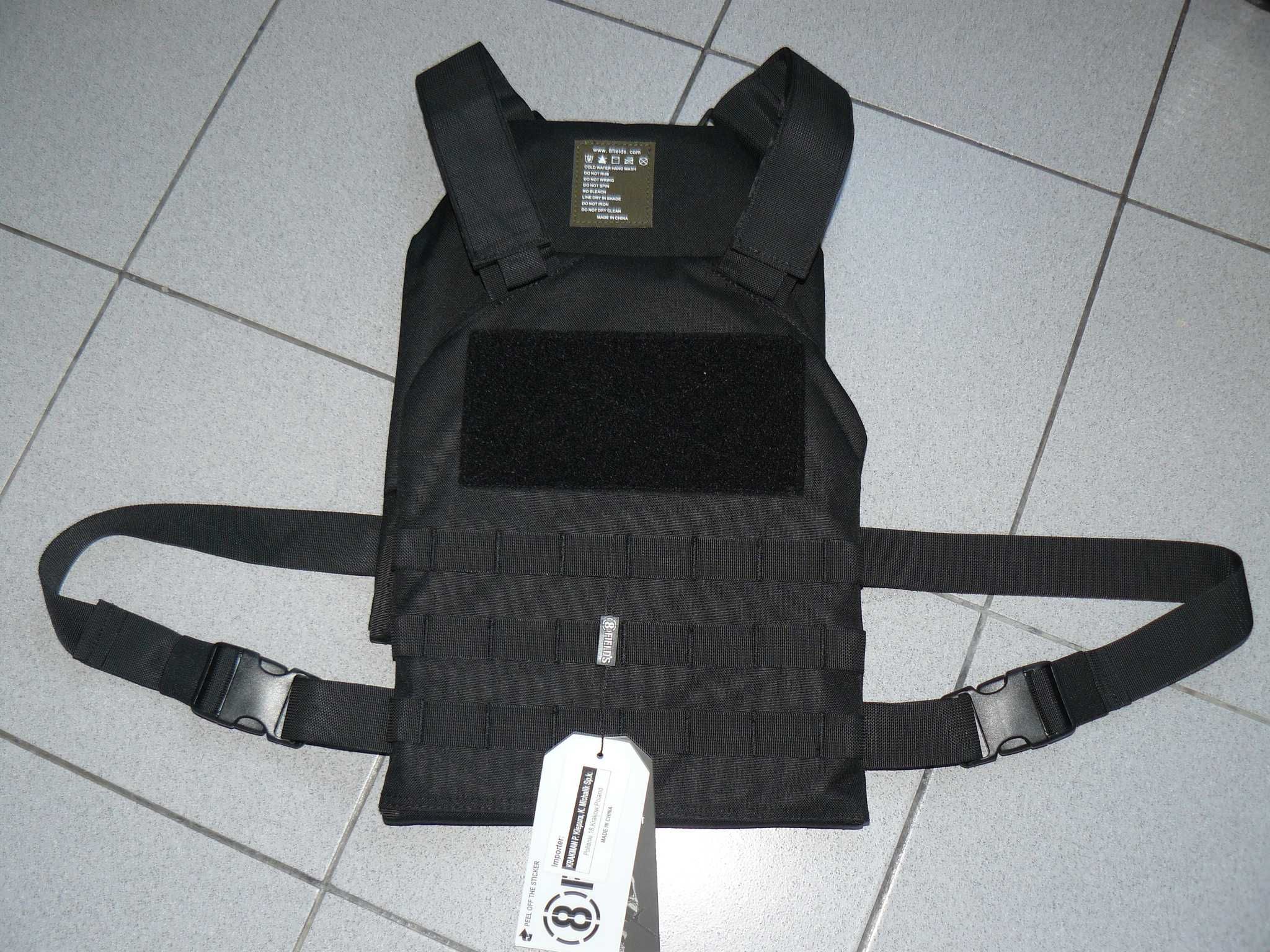 Vesta Tactica Protectie Plate Carrier Cu Insertii Black,8FIELDS,Noua