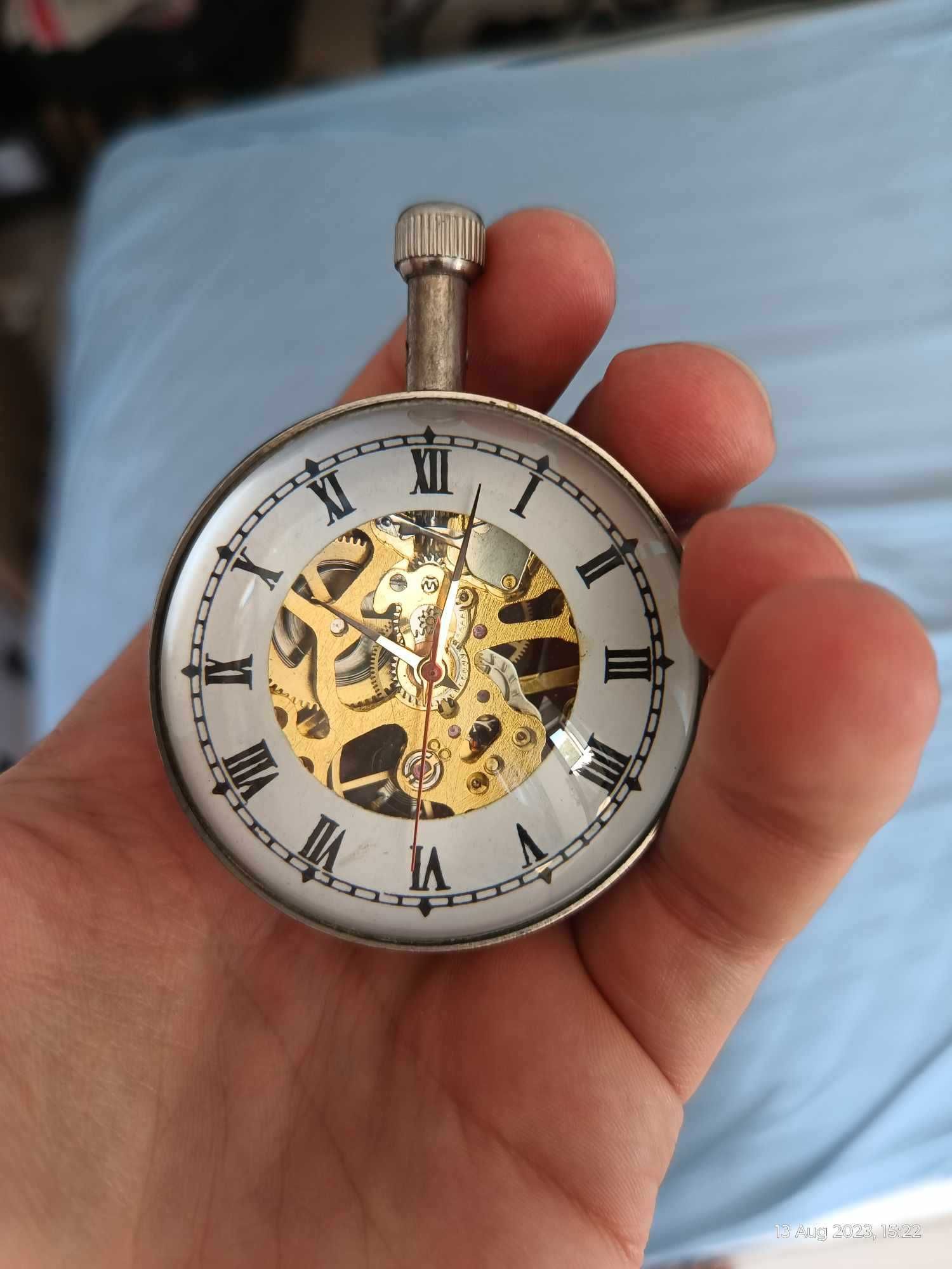 Ceas mecanic - Mechanical Pocket Vintage Watch, with magnifying glass