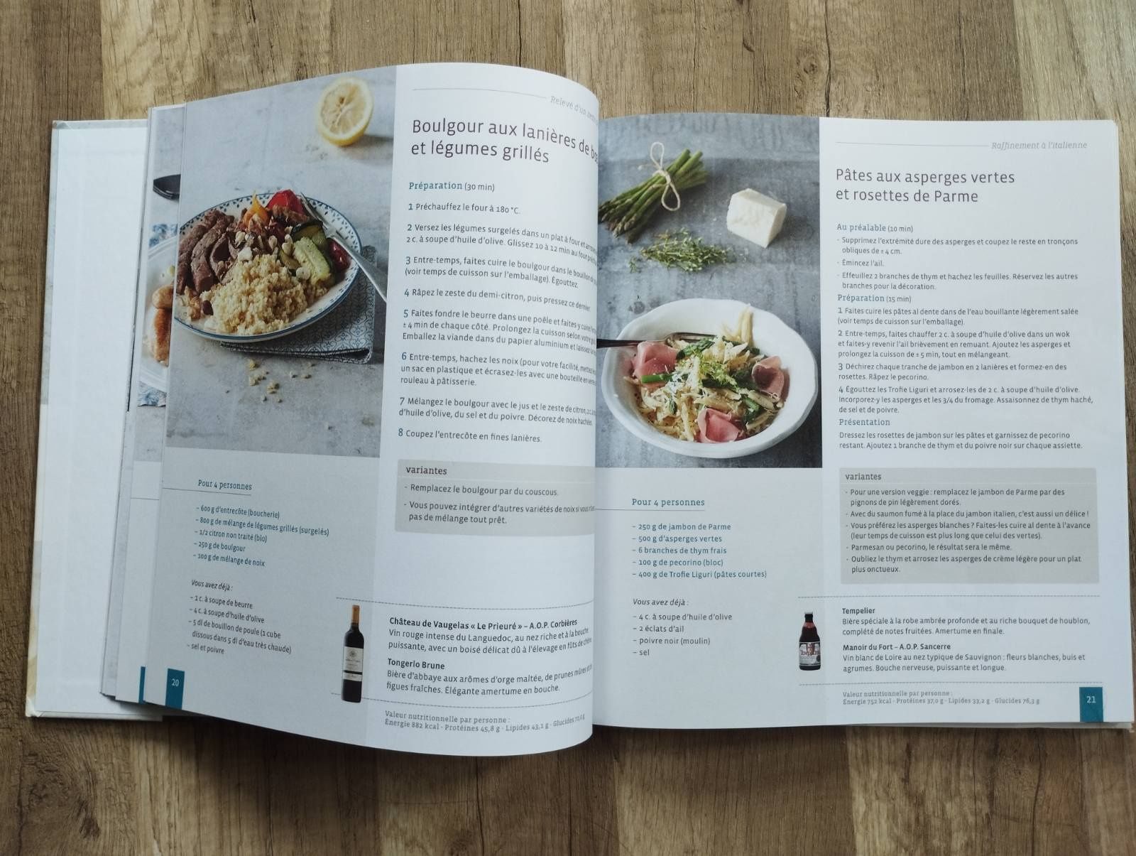 Кулинарна книга на френски Cuisiner avec 5 ingredients