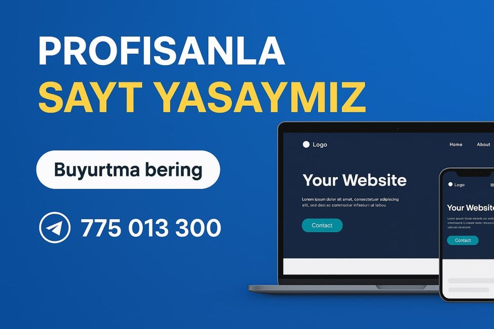WEB sayit yasaymiz