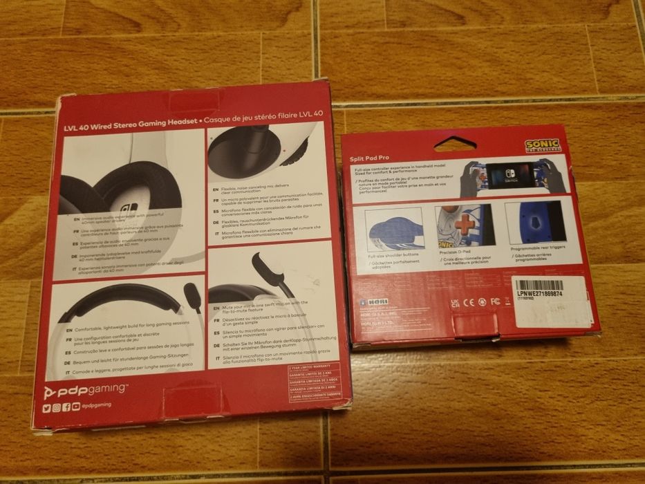 Controller și căști Nintendo switch