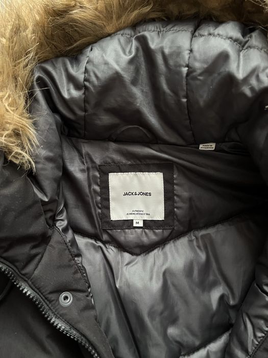 Мъжко зимно яке Jack&Jones, Размер М, Черно