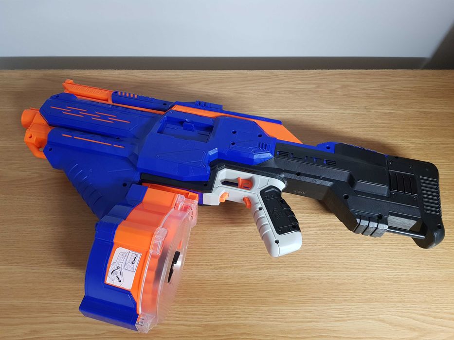 Pusca automata mitraliera jucarie Nerf n-strike elite infinus blaster