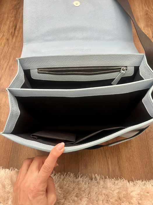 Кожена дамска чанта Marc Cain