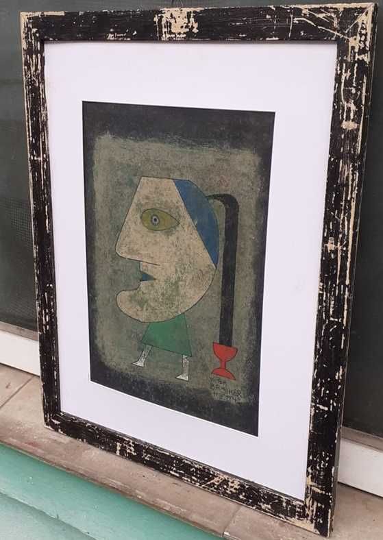 Tablou vechi - Rennaissance - semnat Victor Brauner  1948