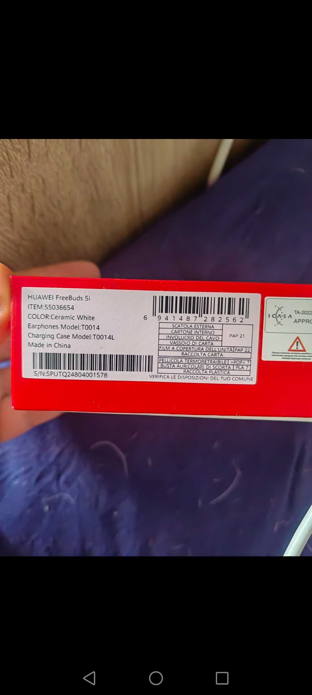 Слушалки  блутут huawei
