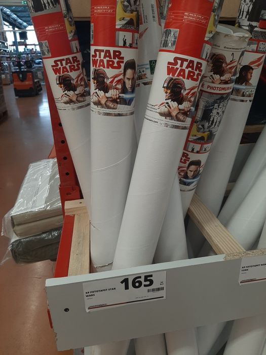 Fototapet netesut, 2.48 x 3.68 m, gri Războiul stelelor