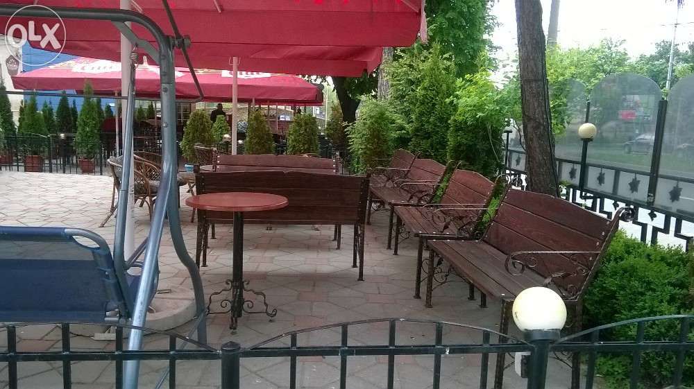 Banca , bănci din fier forjat si lemn