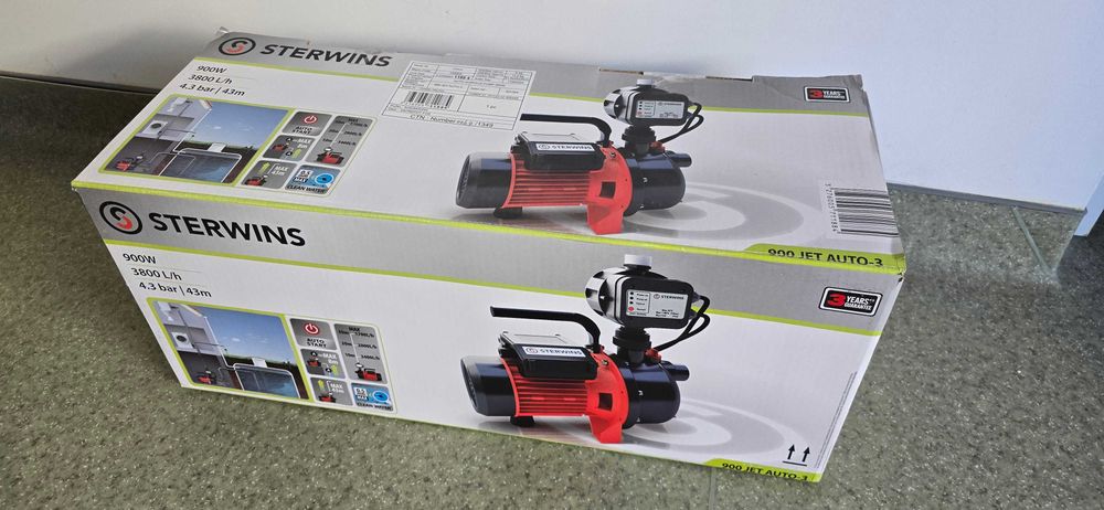 Pompa de suprafata apa curata 900W - 3800l/h - Hmax=43m