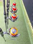 Set 4 lansete 3.9m, 4 lbs Performance plus 4 mulinete Efb 6000