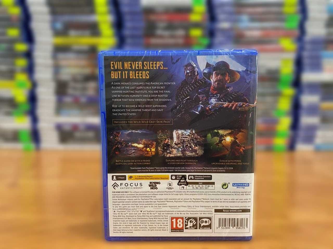 НОВЫЙ диск Evil West PS5 Большой Выбор Игр
