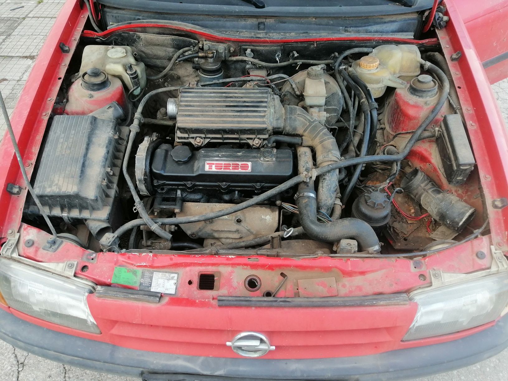 Opel astra isuzo diesel 1,7  1995 НА ЧАСТИ