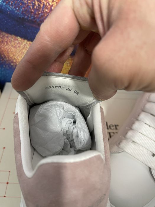 Adidasi Alexander McQueen piele naturala 100% Full Box colectie noua