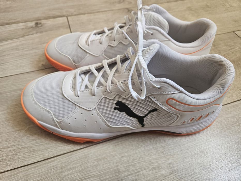 Puma номер 47 бяло/оранжево