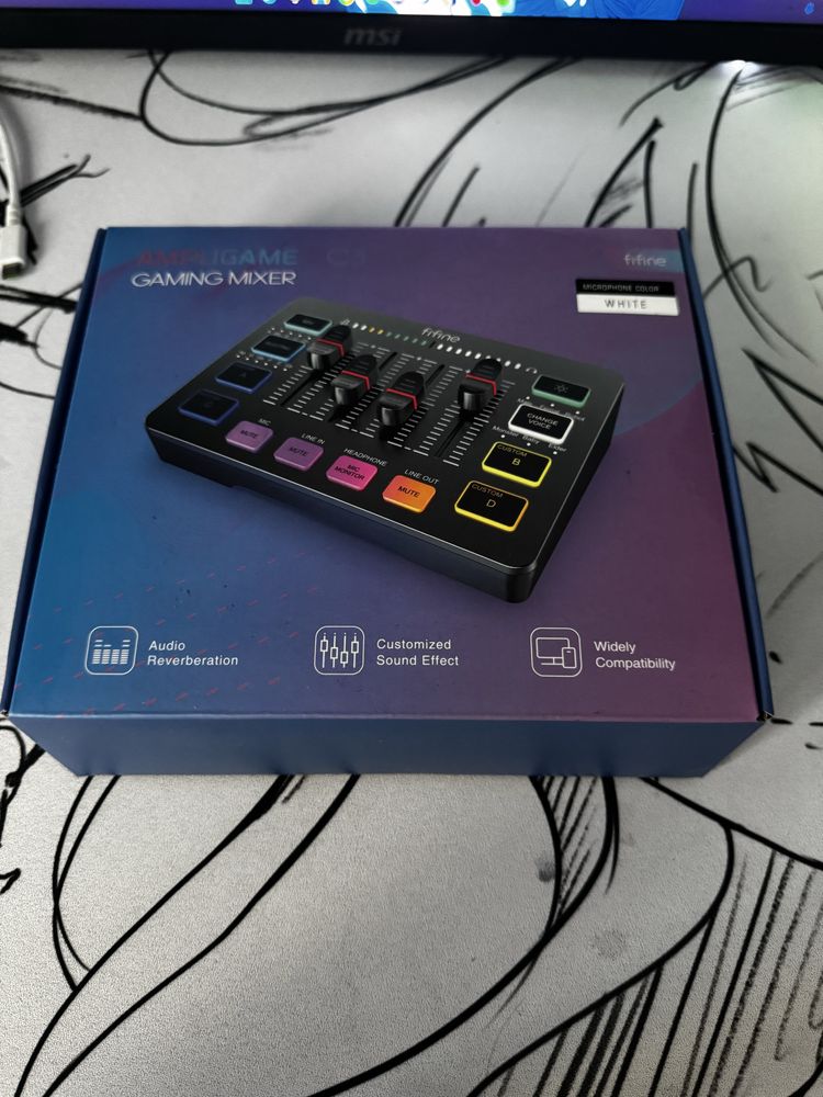 Звуковая карта Fifine ampligame sc3