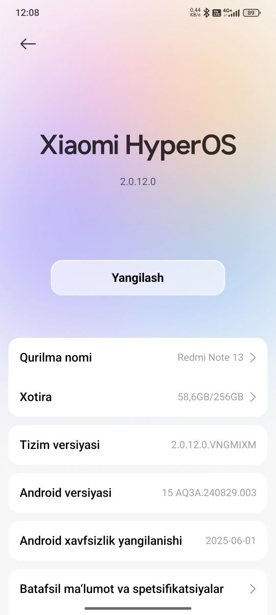 Redmi note 13 ideal