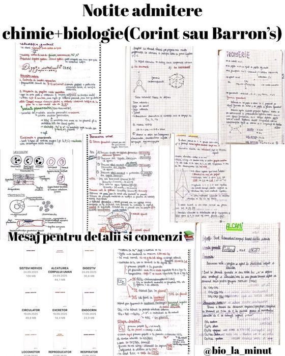 Notite admitere si bacalaureat