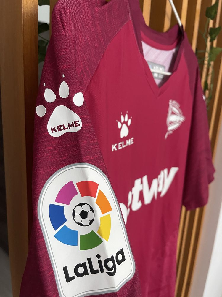 Tricou fotbal Deportivo Alaves 2019-2020 deplasare, mărime L