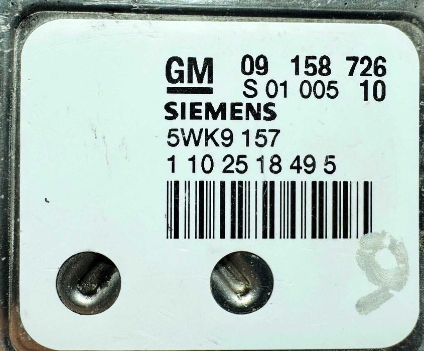 Calculator motor Opel Zafira 1.8 09158726 Z18XE Simtec 71 5WK9157