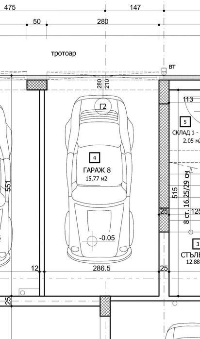 Продава гараж с площ 19,79м², лично от инвеститор