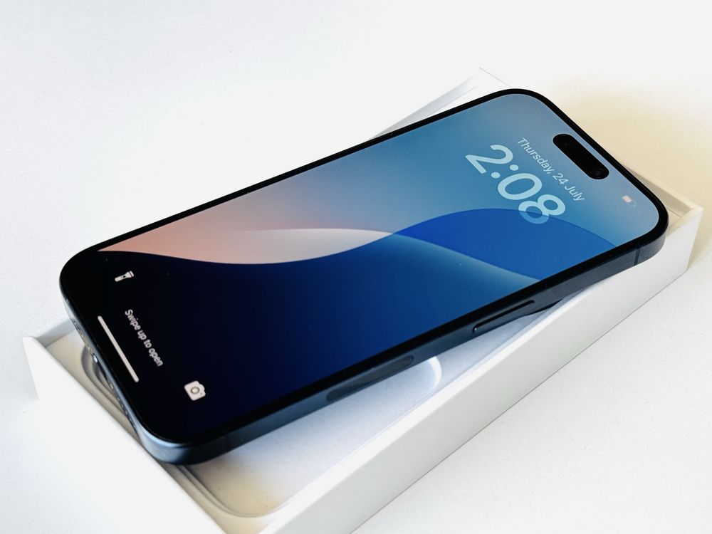 Iphone 15 Pro 256GB Blue Titanium Отличен! Гаранция 6 месеца
