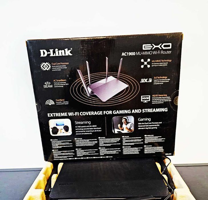 (NOU) Router Wi-Fi - D-Link DIR-878, Dual-Band, Gigabit, 4 antene