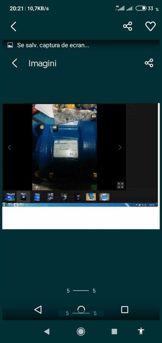 Carte reductor turatie veche