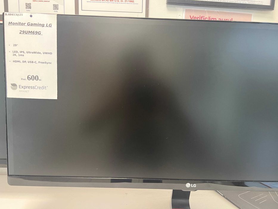 Monitor Gaming LG (AG25 Belvedere B.40413)Garantie 2 ani!