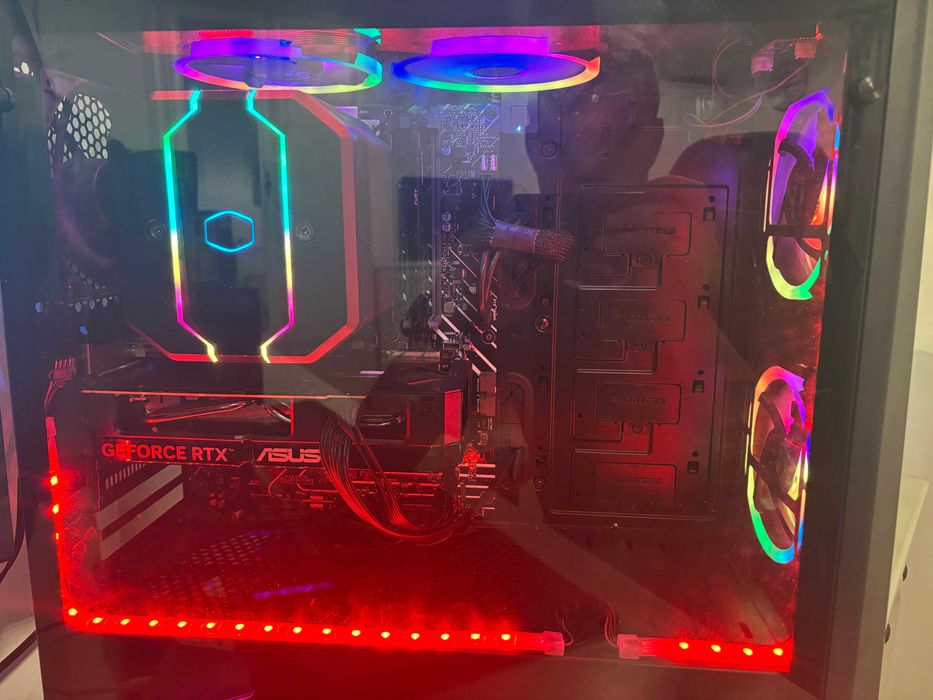 Sistem Gaming I5-13400  RTX 5060  Monitor 144Hz 1Ms Accesorii