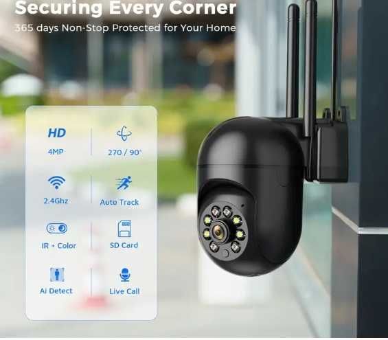Camera videosupraveghere 4 Megapixeli