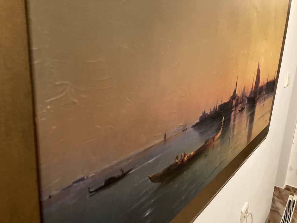 Картина Репродукция на Айвазовски размери с рамката 132см/90см