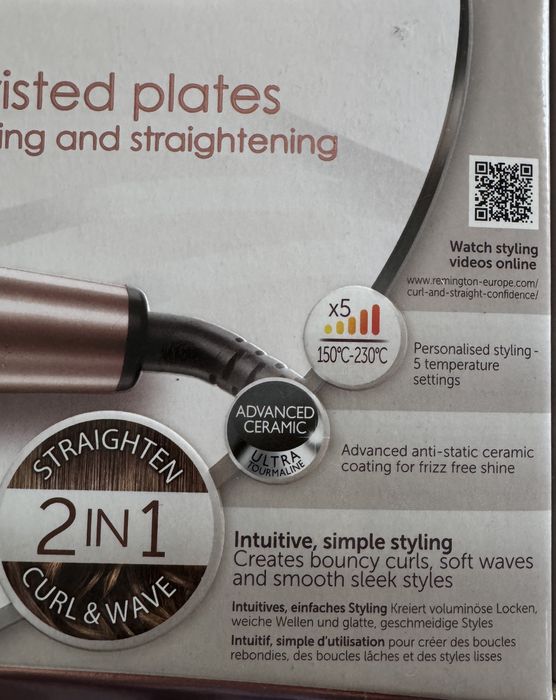 Преса за коса Remington Curl & Straight Confidence