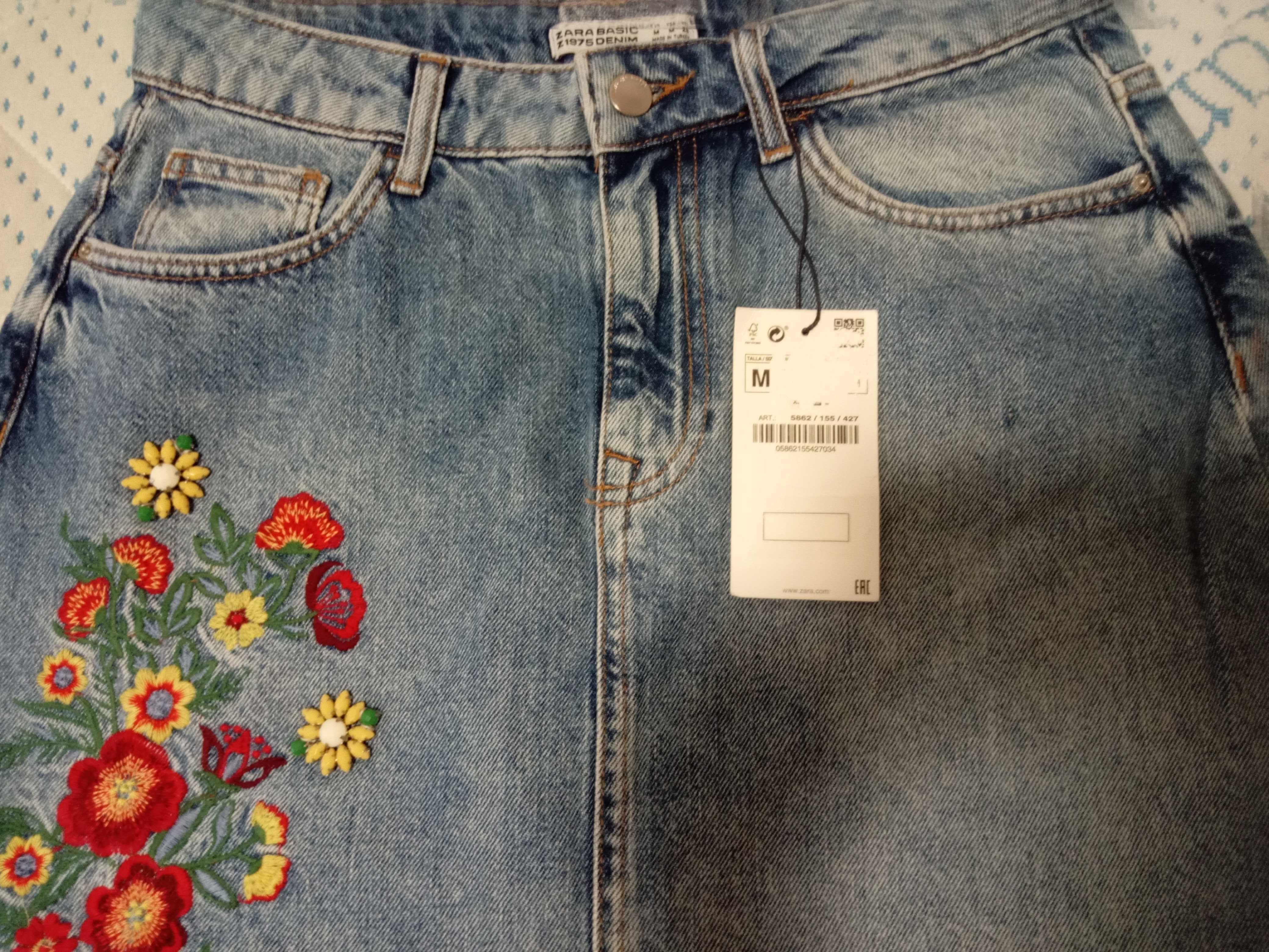 Дънкова пола ZARA