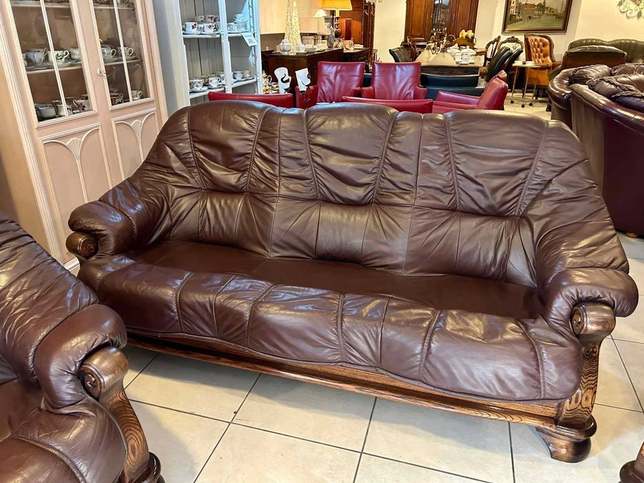 Холна гарнитура Естествена кожа - Холандия