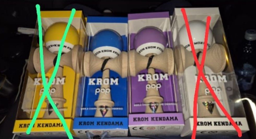Kendama Krom Pop Sticky
