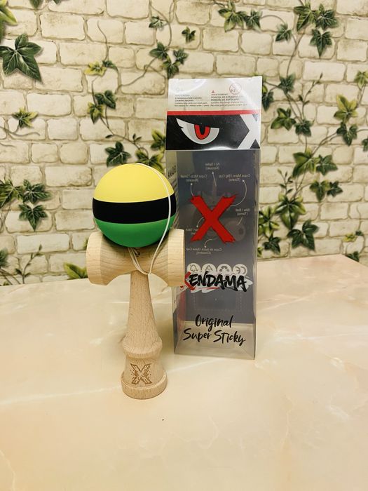 Kendama X din lemn
