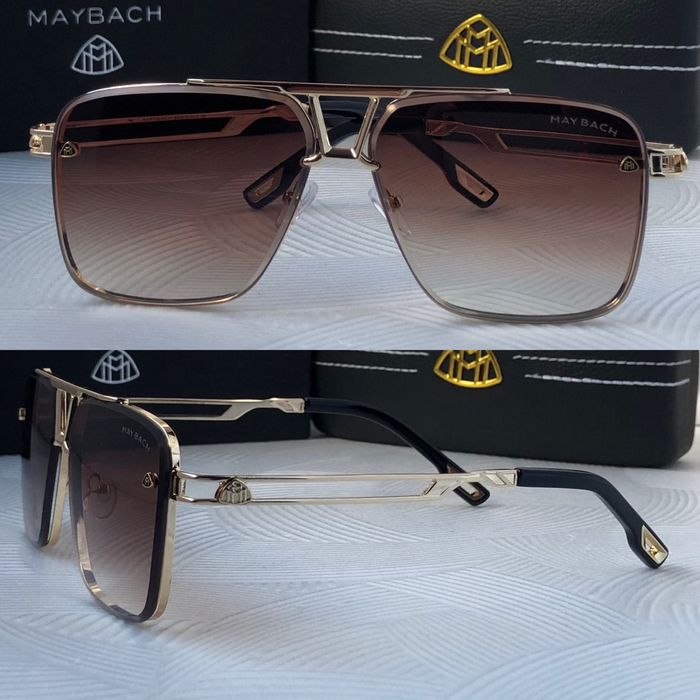 Мъжки слънчеви очила правоъгълни 4 цвята Maybach