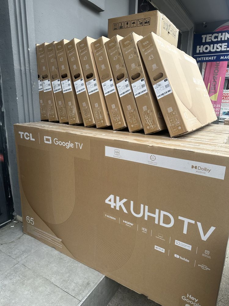 Телевизор TCL V6B GoogleTV Smart 4K UHD, со склада ОПТОМ И РОЗНИЦУ