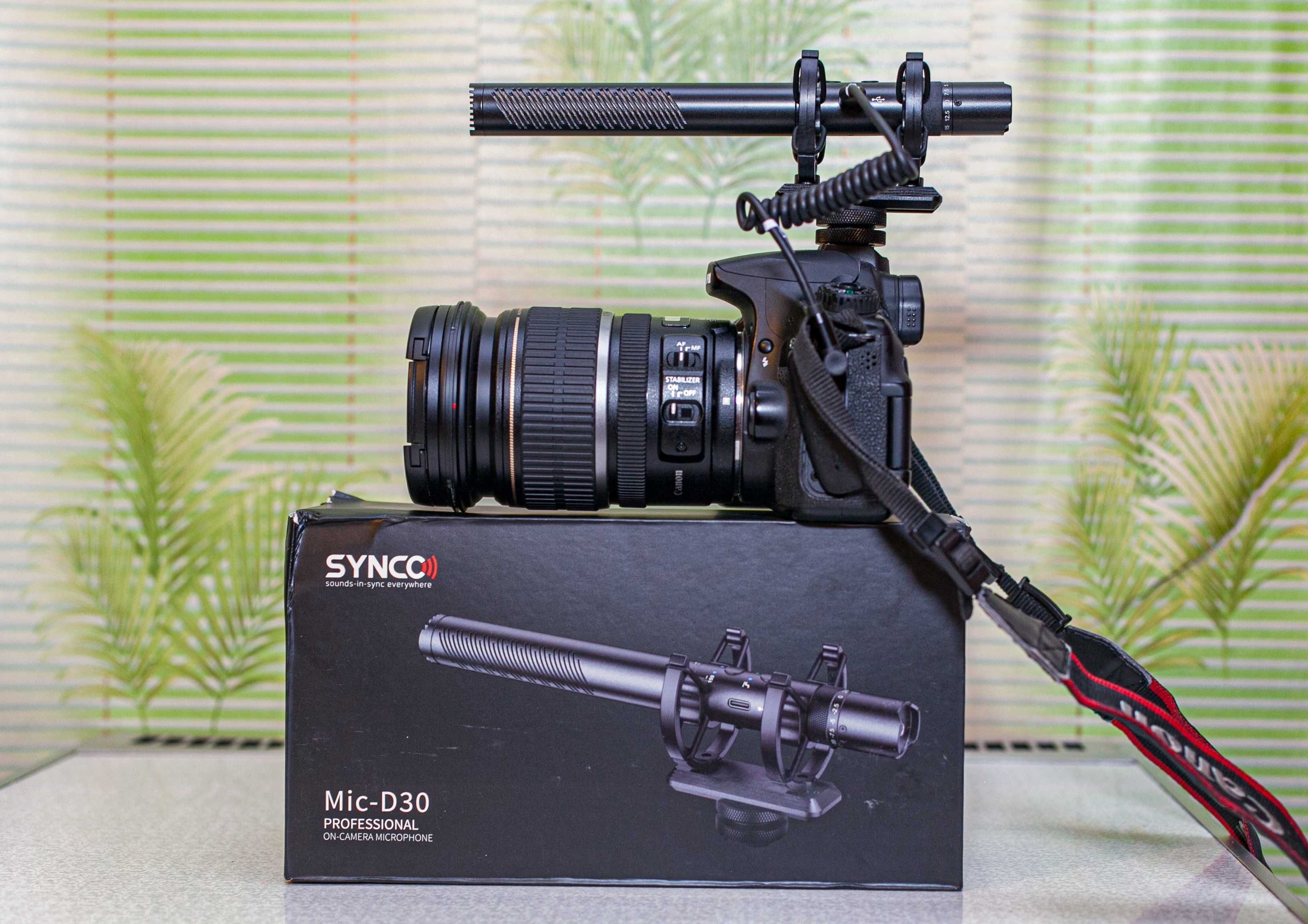 Микрофон SYNCO D30,  Суперкардиоидный конденсаторный  D30 с фильтром