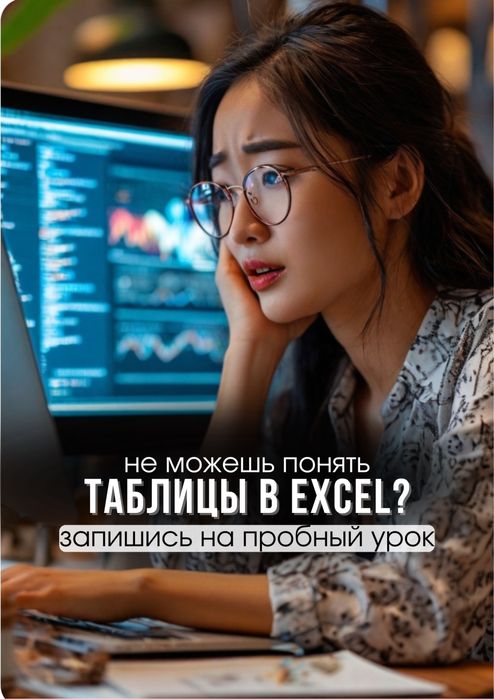 Курс Excel Эксель обучение оффлайн и дистанционно индивидуально Астана