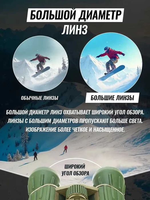 Военный сверхмощный профессиональный бинокль для охоты, туризма