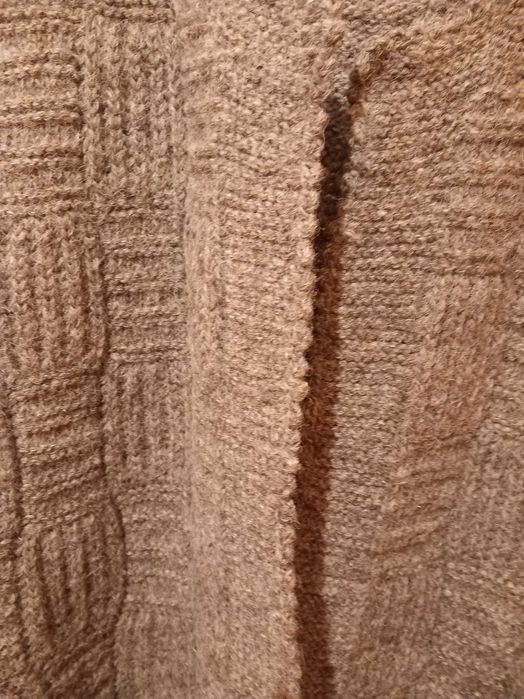 Елек сив плетен 100 % вълна