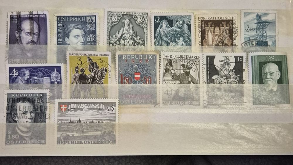 Стара марка, марки - Австрия. Редки!