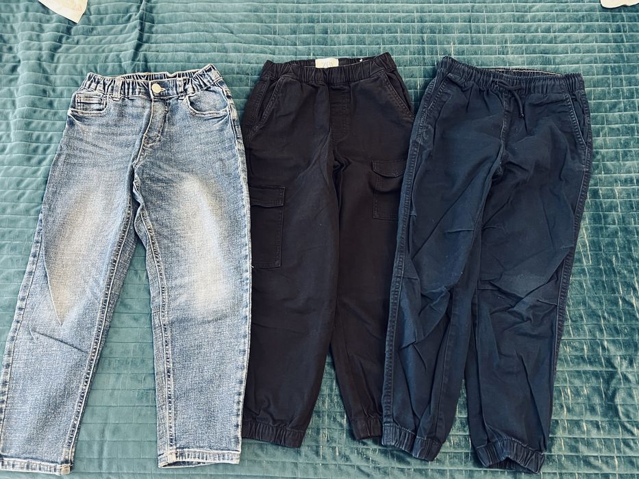 Lot 3 perechi de pantaloni (2 Zara, 1 H&M) 122 cm