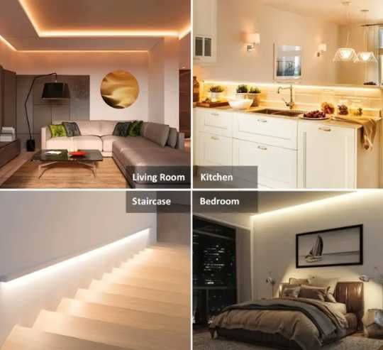 LED светлини / LED лента 10м -  USB захранване